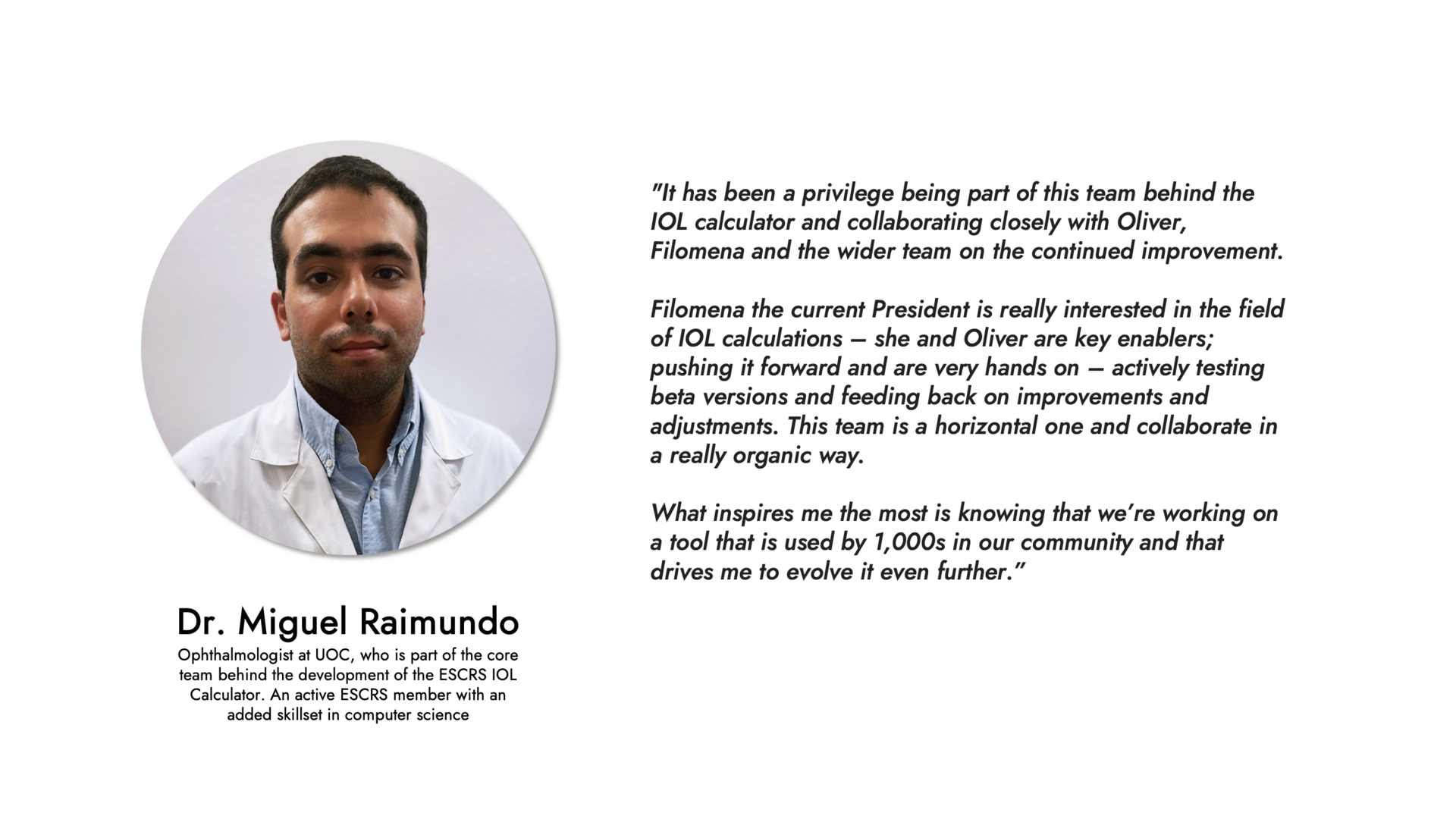 ESCRS IOL Calculator 2 ESCRS IOL Calculator 2