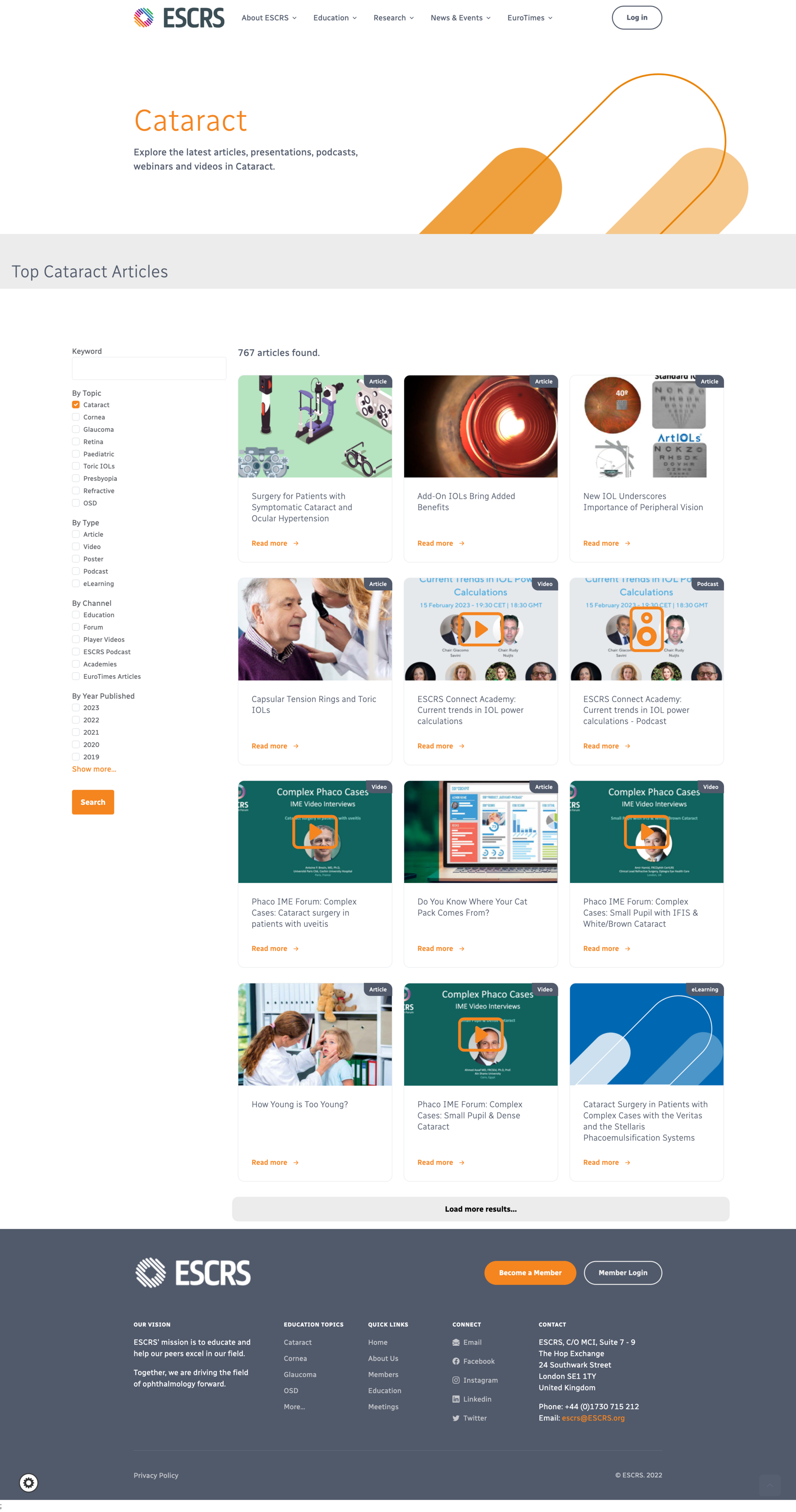 ESCRS-Cataract ESCRS-Cataract